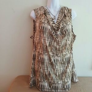 Sleeveless  sexy blouse size 3x  Dress Barn